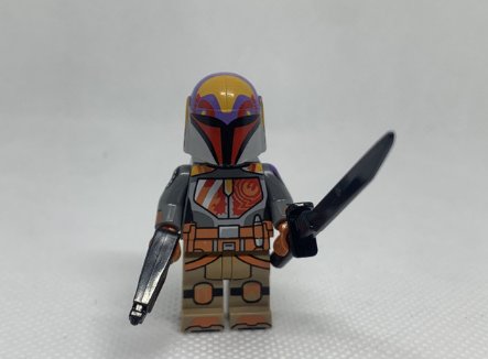 Sabine Wren Star Wars Mandalorian with Darksaber Minifigure Semut Toys