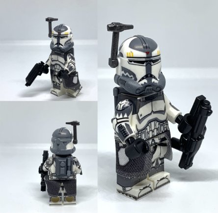 Clone Trooper Commander Wolffe Clone Engineer AT-RT Minifigure Semut Toys