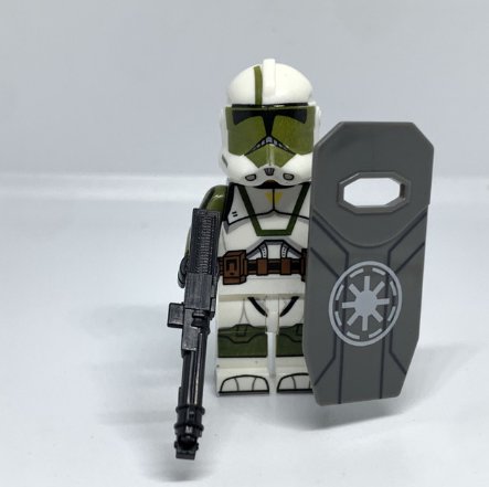 Doom Squad Clone Trooper Star Wars ARC Trooper Commander Shield Doom Minifigure Semut Toys