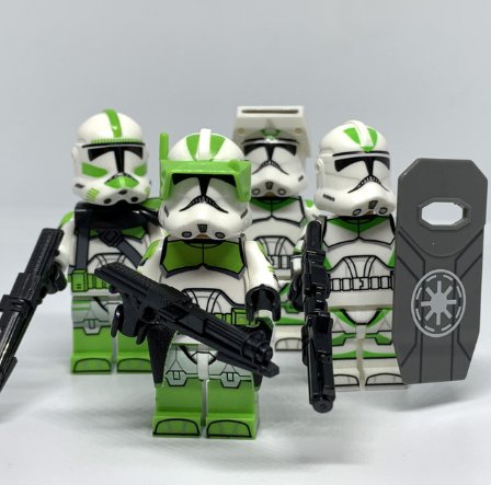 442nd Clone Trooper Star Wars Heavy Clone Trooper Minifigure Semut Toys