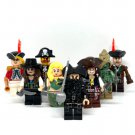 Pirates of the Caribbean 8-piece Set Jack Sparow Blackbeard Mermaid Minifigure Semut Toys