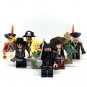 Pirates of the Caribbean 8-piece Set Jack Sparow Blackbeard Mermaid Minifigure Semut Toys