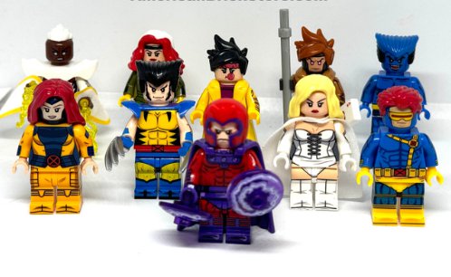 X-Men Minifigures 10-piece Set Marvel Superheroes Minifigure Semut Toys