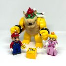 Mario Princess Peach and Bowser Super Mario 3-Pack Minifigure Semut Toys