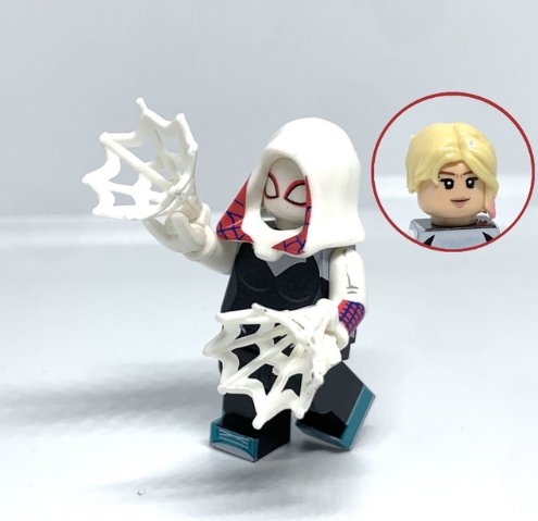 Gwen Stacy Spider-Man Marvel Superhero Minifigure Semut Toys