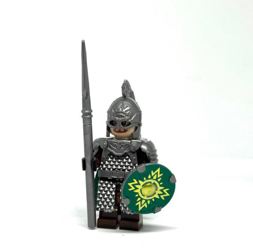 Rohan Warrior Lord of the Rings with Spear and Shield Minifigure Semut Toys