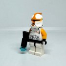 Retro Phase 1 Clone Trooper Star Wars ATOC Clone Commander (Yellow) Minifigure Semut Toys