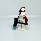 Retro Phase 1 Clone Trooper Star Wars ATOC Clone Captain (Red) Minifigure Semut Toys