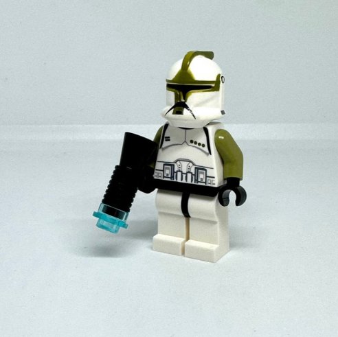 Retro Phase 1 Clone Trooper Star Wars ATOC Clone Sergeant (Green) Minifigure Semut Toys