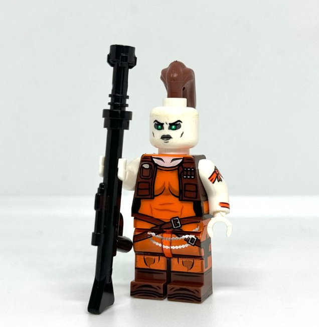 Aurra Sing Bounty Hunter Star Wars The Clone Wars Minifigure Semut Toys