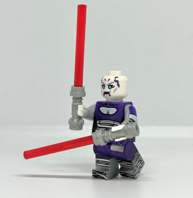 Asajj Ventress Minifigure Star Wars Clone Wars Sith Apprentice Minifigure Semut Toys