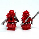 Samurai x Star Wars Japan Style Minifigures Stormtroopers (Red) Minifigure Semut Toys