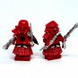 Samurai x Star Wars Japan Style Minifigures Stormtroopers (Red) Minifigure Semut Toys