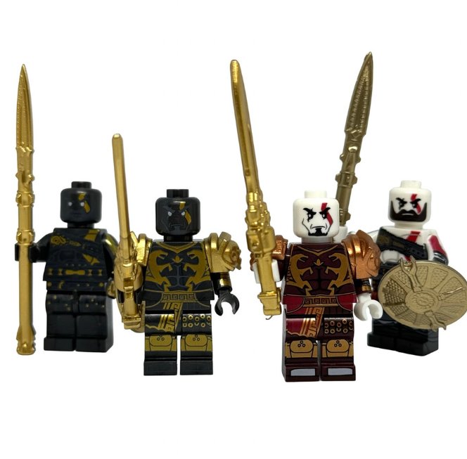 Kratos God of War Minifigures Set of 4 Minifigure Semut Toys