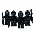 4x Clone Shadow ARF Trooper Minifigures Star Wars Clone Trooper Minifigure Semut Toys