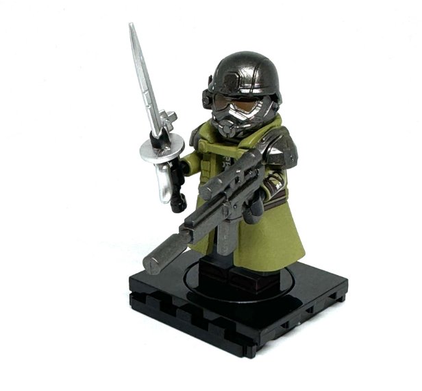 Fallout NCR Ranger Minifigures Sniper Green Minifigure Semut Toys