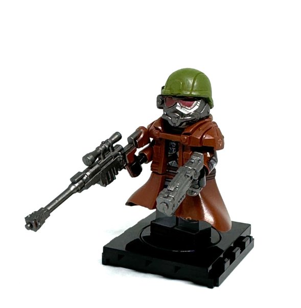 Fallout NCR Ranger Minifigures Sniper Brown-Sniper Minifigure Semut Toys