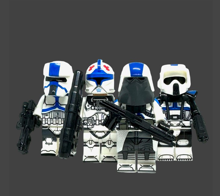 501st Clone Trooper Minifigures Star Wars Scout Trooper Galactic Marine Pilot Minifigure Semut Toys