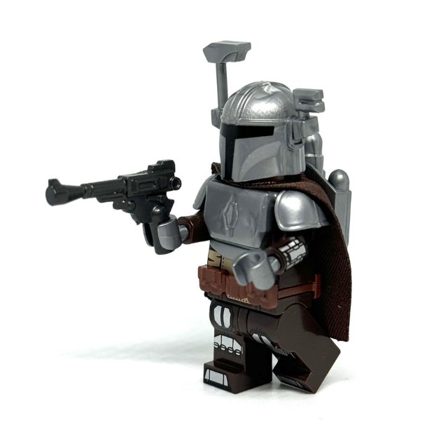 Din Djarin Mandalorian Minifigures Star Wars Mandos Beskar Armor Mando Minifigure Semut Toys