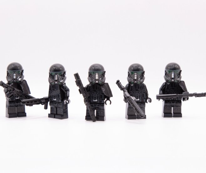 5x Imperial Death Trooper Minifigures Star Wars Rogue One Minifigure Semut Toys