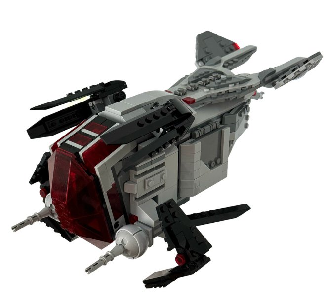 Imperial Patrol Gunship Building Set with Purge Trooper Minifigure Semut Toys