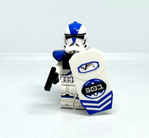 501st Clone Troopers - Stormtrooper - ARC Trooper Echo 501st Shield Trooper Minifigure Semut Toys