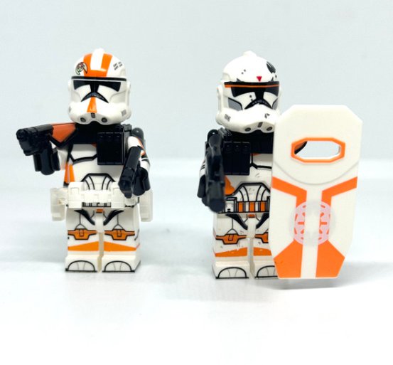 212th Clone Trooper - Airborne Trooper Waxer and Boil Minifigure Semut Toys