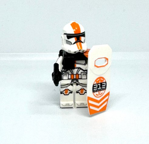 212th Clone Trooper - Airborne Trooper 212th Shield Trooper Minifigure Semut Toys