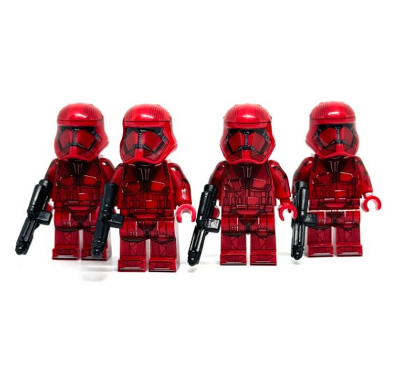 x4 Stormtroopers Final Order Army Sith Trooper Stormtrooper Officer Minifigure Semut Toys
