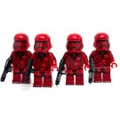 x4 Stormtroopers Final Order Army Sith Trooper Stormtrooper Officer Minifigure Semut Toys