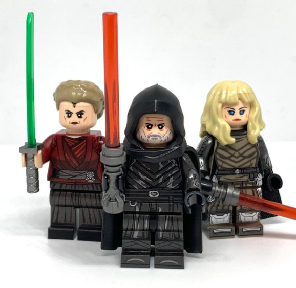 Baylan Skoll Shin Hati and Morgan Elsbeth Minifigures Star Wars Ahsoka Minifigure Semut Toys