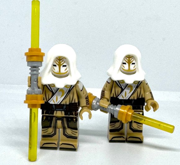 2 Jedi Temple Guard Minifigures Star Wars Jedi Knights Minifigure Semut Toys