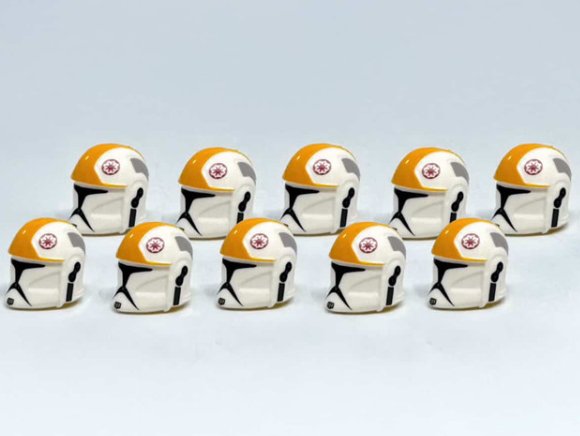 10x Phase 1 Clone Pilot Helmets Minifigure Semut Toys