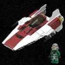 Rebel A-Wing Starfighter Building Set Minifigure Semut Toys