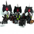 8 Uruk-hai Warrior Minifigures Lord of the Rings Minifigure Semut Toys
