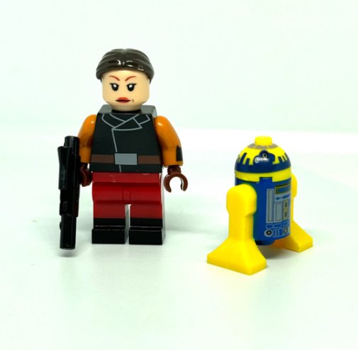 Padme Naboo Pilot Minifigure Attack of the Clones with Astromech Droid Minifigure Semut Toys