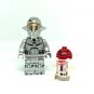 Professor Huyang Minifigure Jedi Lightsaber Training Droid Chrome Silver Minifigure Semut Toys