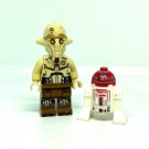 Professor Huyang Jedi Lightsaber Training Droid Tan with R4-D4 Astromech Minifigure Semut Toys