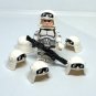 Imperial Army Helmets for Empire Mud Troopers AT-ST Drivers (White) Minifigure Semut Toys