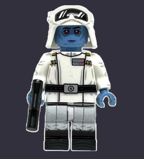 Commander Thrawn Minifigure with Helmet Star Wars Rebels Minifigure Semut Toys
