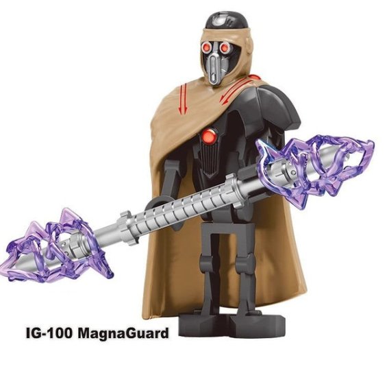 Magnaguard Minifigures General Grievous Bodyguard Battle Droids Dark Grey Minifigure Semut Toys