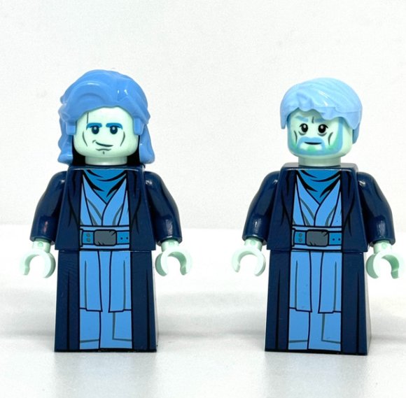 Force Ghost Anakin Skywalker and Obiwan Kenobi Star Wars Return of the Jedi Minifigure Semut Toys