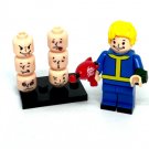 Vault Boy Minifigure Fallout Vault-Tec Nuka-Cola Gun Minifigure Semut Toys