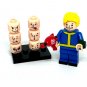 Vault Boy Minifigure Fallout Vault-Tec Nuka-Cola Gun Minifigure Semut Toys