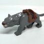 Uruk-Hai on Warg Mounts Lord of the Rings Minifigures Wolf Orcs Grey Warg Minifigure Semut Toys