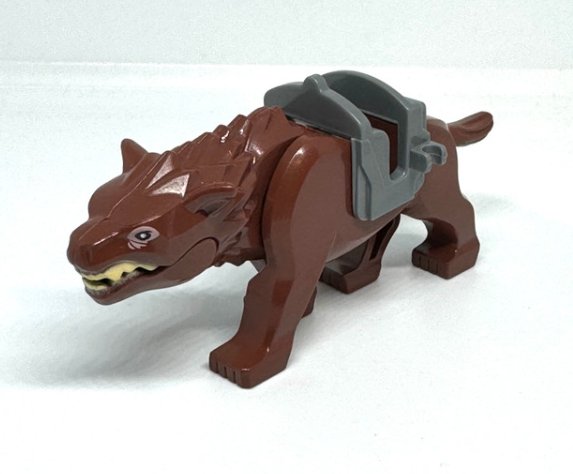 Uruk-Hai on Warg Mounts Lord of the Rings Minifigures Wolf Orcs Brown Warg Minifigure Semut Toys