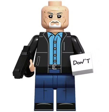Mike Ehrmantraut Minifigure Minifigure Semut Toys