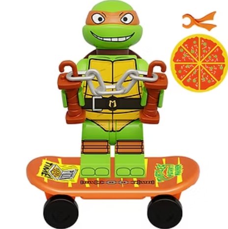 Michaelangelo Minifigure Semut Toys