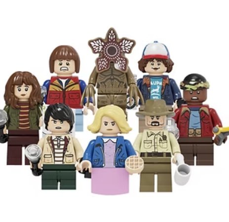 Stranger Things 8 Minifigure Set Semut Toys