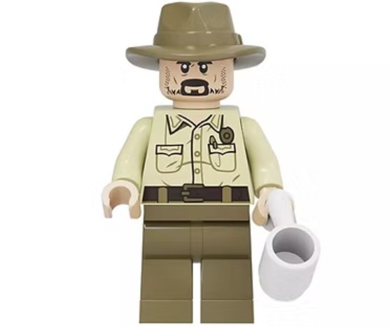 Chief Jim Hopper Minifigure Semut Toys